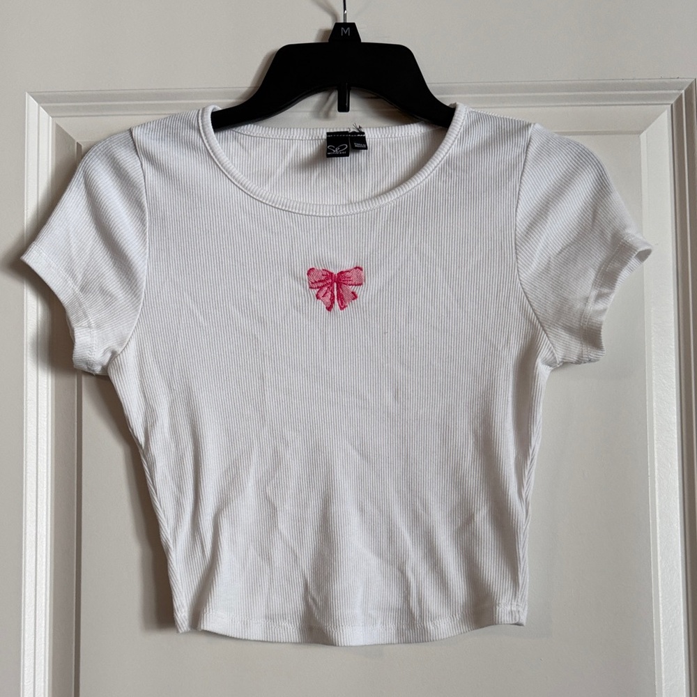 Windsor White Ribbed Top
